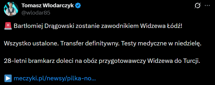 HERE WE GO! Bartłomiej Drągowski WRACA do Ekstraklasy i zostaje bramkarzem...